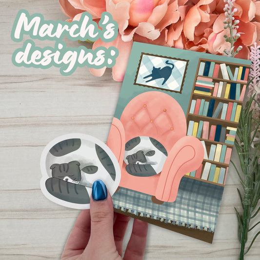 Cat of the month club - March Set