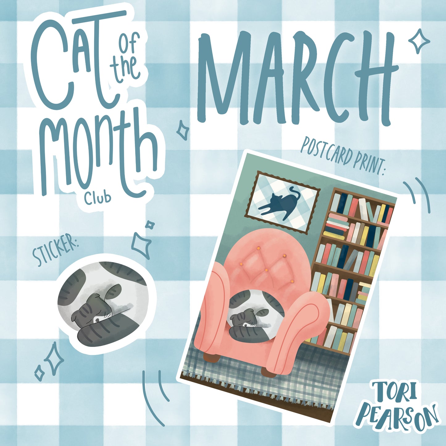 Cat of the month club - March Set