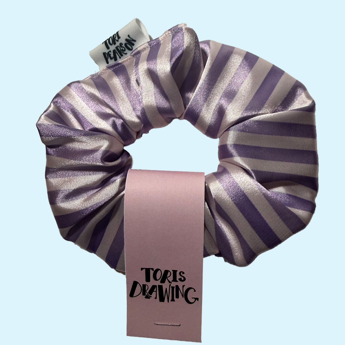 The Abbey - Halloween Stripe Pattern Scrunchie