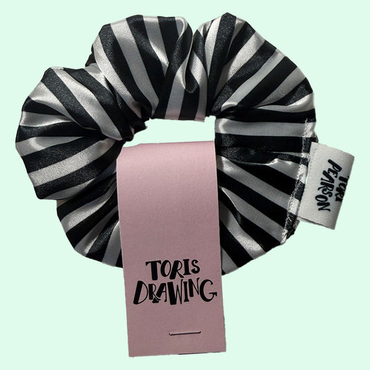 The Gabby - Halloween Stripe Pattern Scrunchie