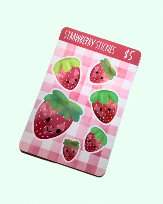Strawberry Sticker Sheet