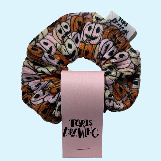 Pumpkin Patch - Halloween Pumpkin Print Scrunchie