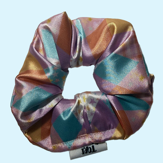 PatchWork Halloween Pattern Scrunchie
