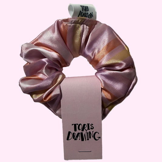 The Bri - Halloween Stripe Pattern Scrunchie