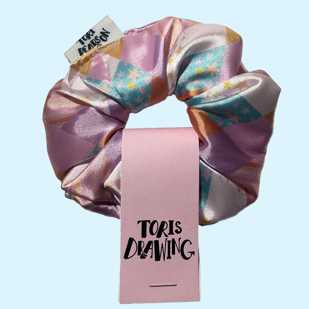 PatchWork Halloween Pattern Scrunchie