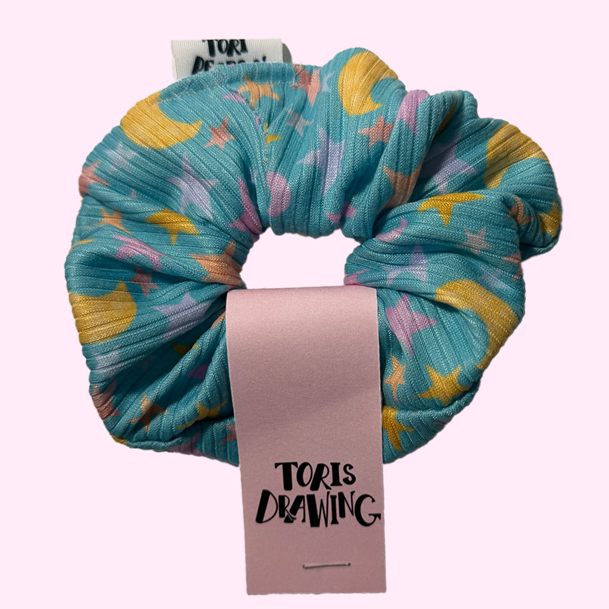 Miss Blue - Halloween Star Pattern Scrunchie