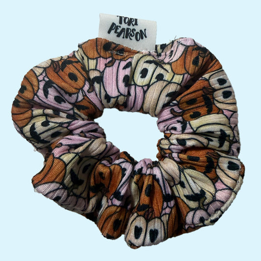 Pumpkin Patch - Halloween Pumpkin Print Scrunchie