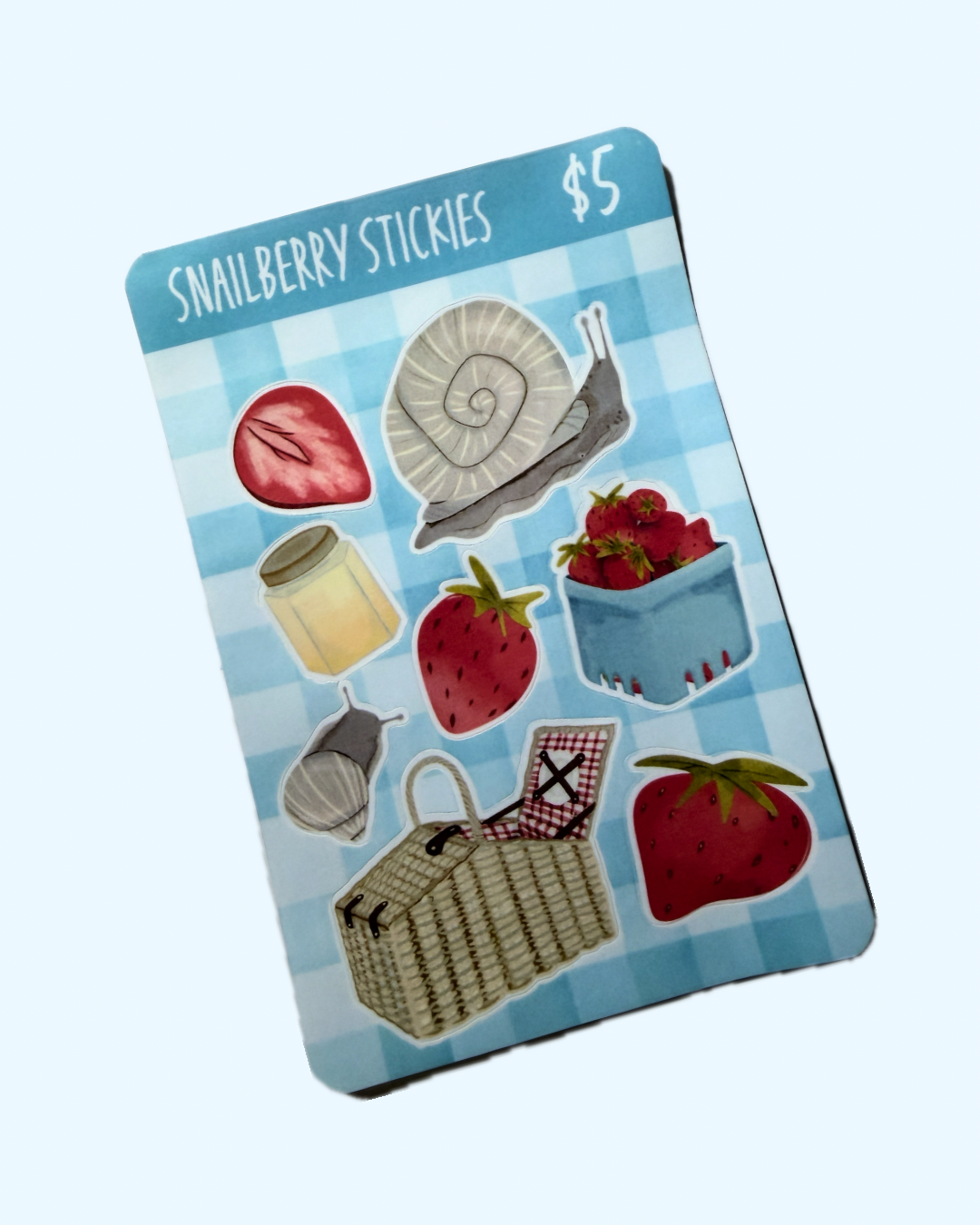 Snail-berry Sticker Sheet