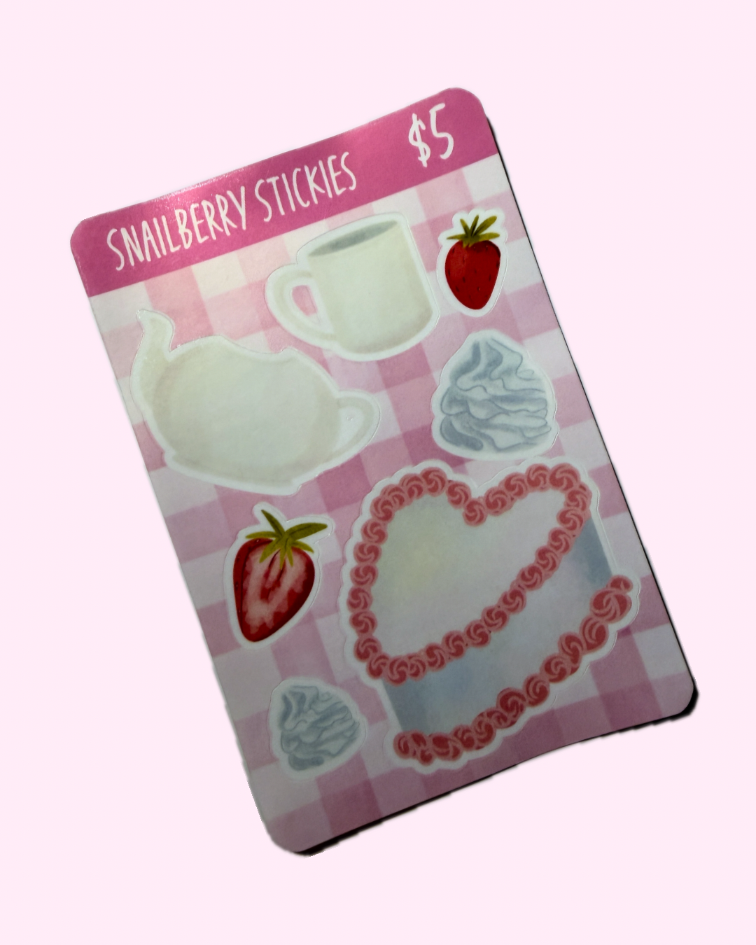 Snail Picnic Sticker Sheet