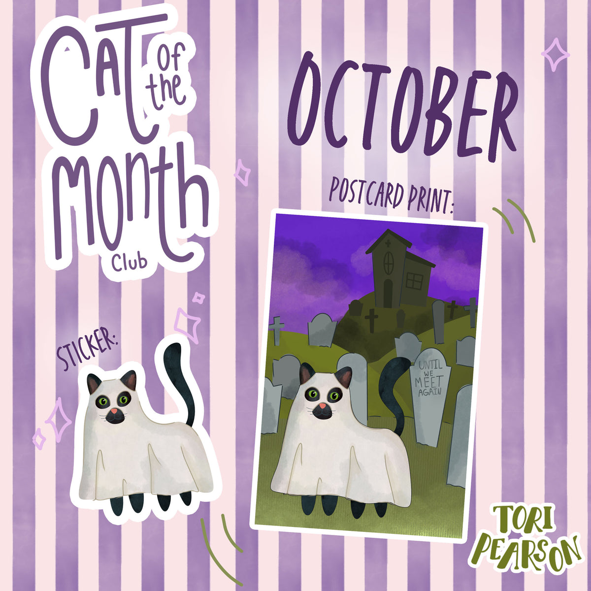 Cat of the month club - October Set