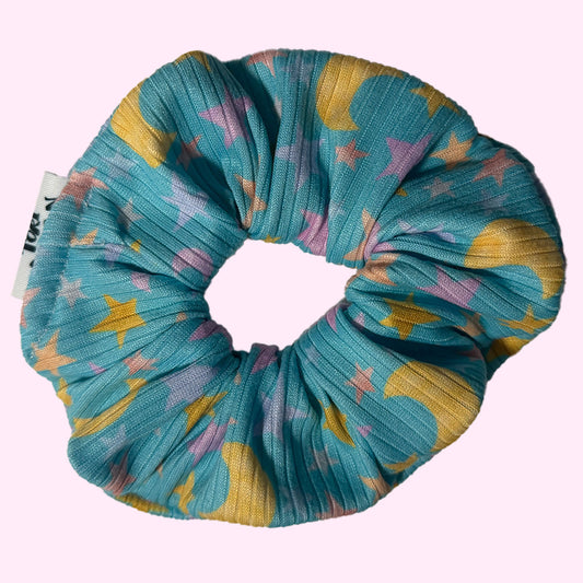 Miss Blue - Halloween Star Pattern Scrunchie
