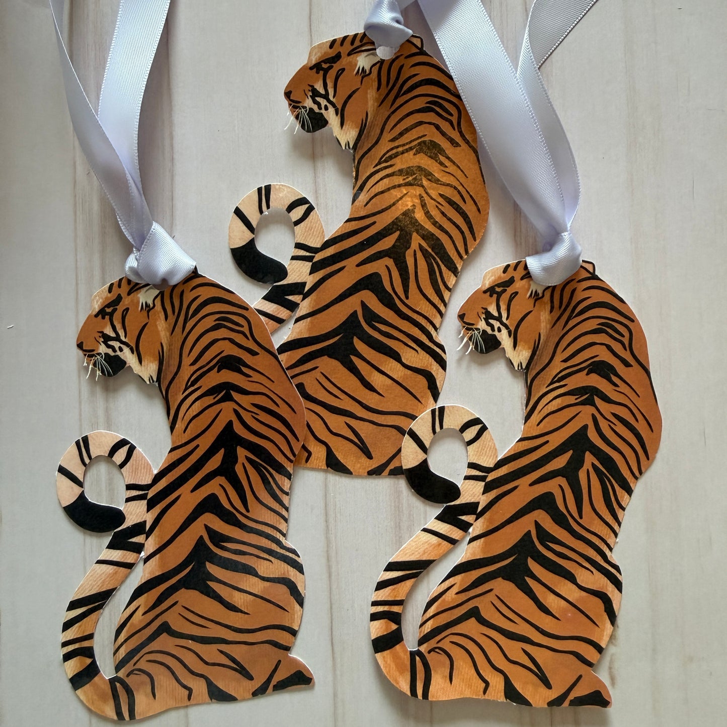 Tiger Shaped Bookmark
