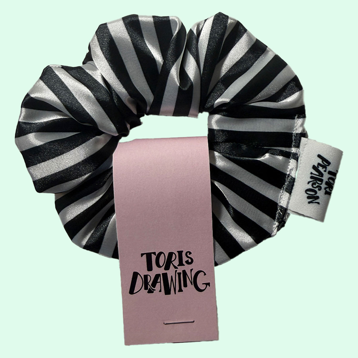 The Gabby - Halloween Stripe Pattern Scrunchie