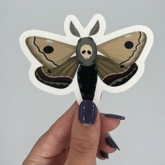 Death Moth Halloween Sticker