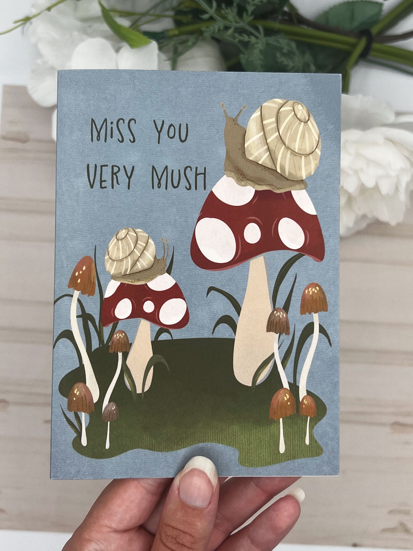 Snail Picnic Greeting Card Collection