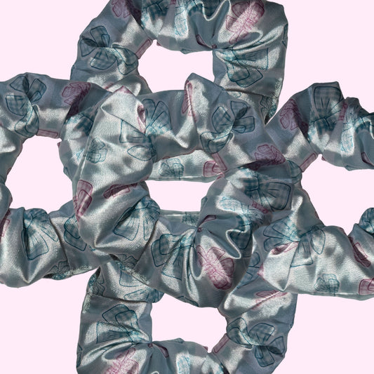 Bow Pattern Scrunchie