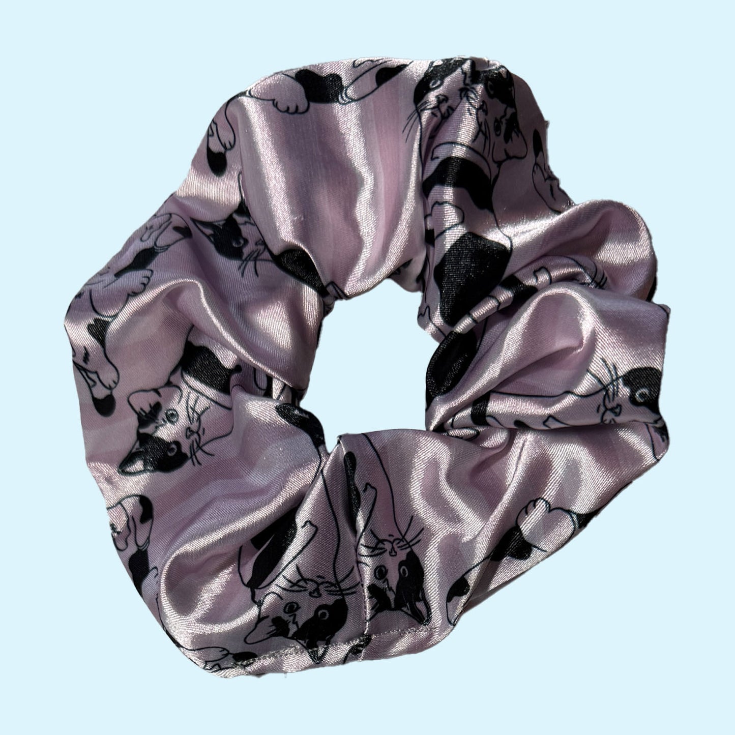 Striped Cat Scrunchie