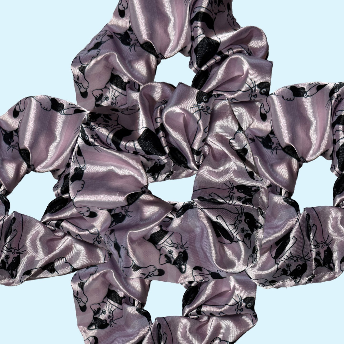 Striped Cat Scrunchie