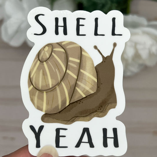 Shell Yeah Sticker