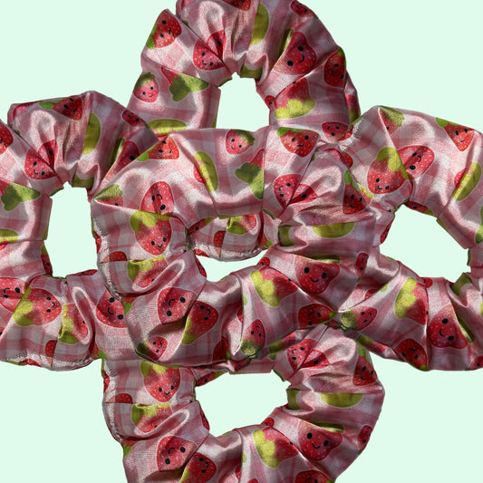 Cute Strawberry Scrunchie